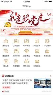智慧党建平台系统手机版APP 智慧党建平台系统手机版APP