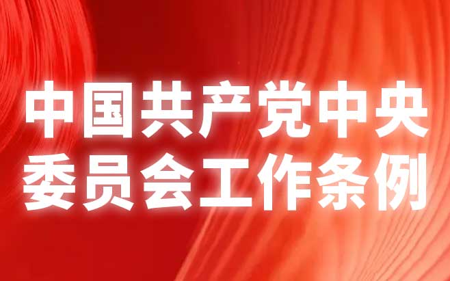 中国共产党中央委员会工作条例