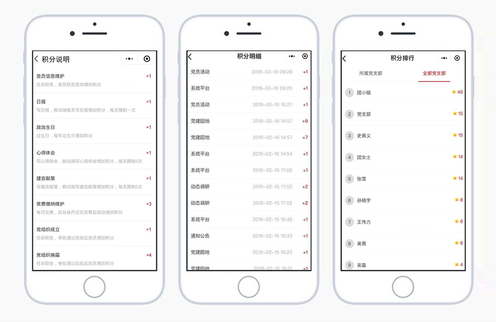 智慧党建党员积分